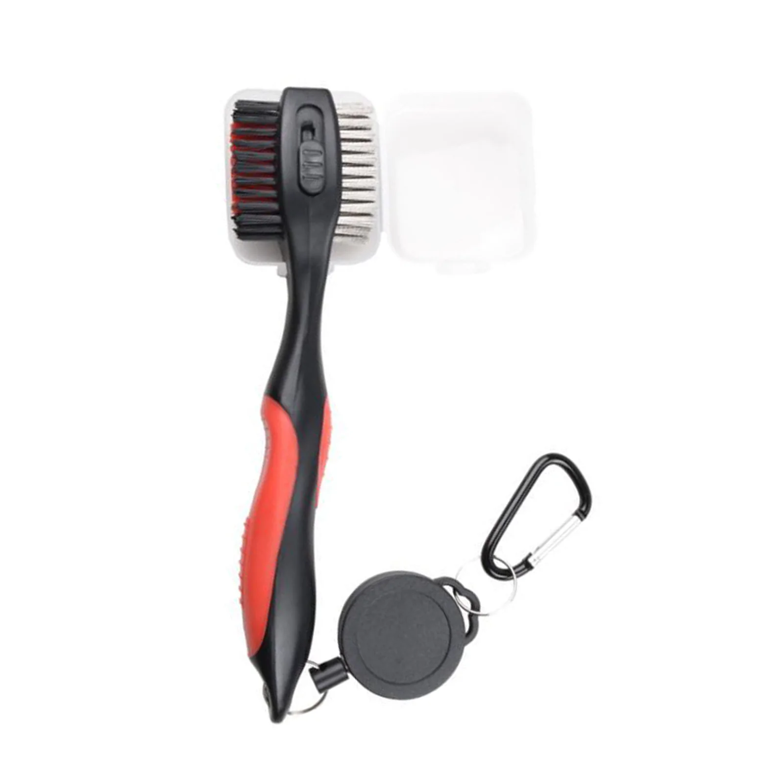 

Golf Brush Club Groove Cleaner Carabiner Keyring Retractable Spool Line Golf Bag Accessories Gear for Men Women Golfer