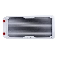 240mm 18 tube straight g14 thread water cooling cooler heat radiator exchanger for pc computer water cooling system cool parts