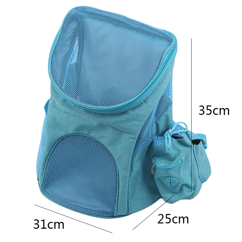 

Portable mesh Dog Bag Breathable Dog Backpack Large Capacity Cat Carrying Bag Portable Outdoor Travel Pet Carrier