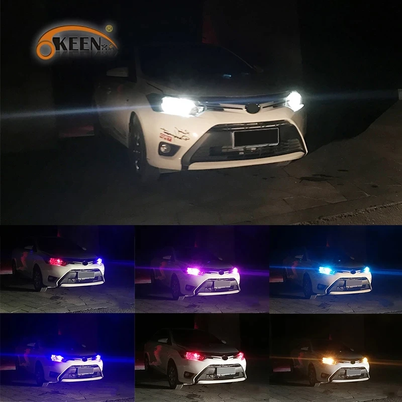 Светодиодсветодиодный лампы OKEEN T10 W5W с радиоуправлением Автомобильные