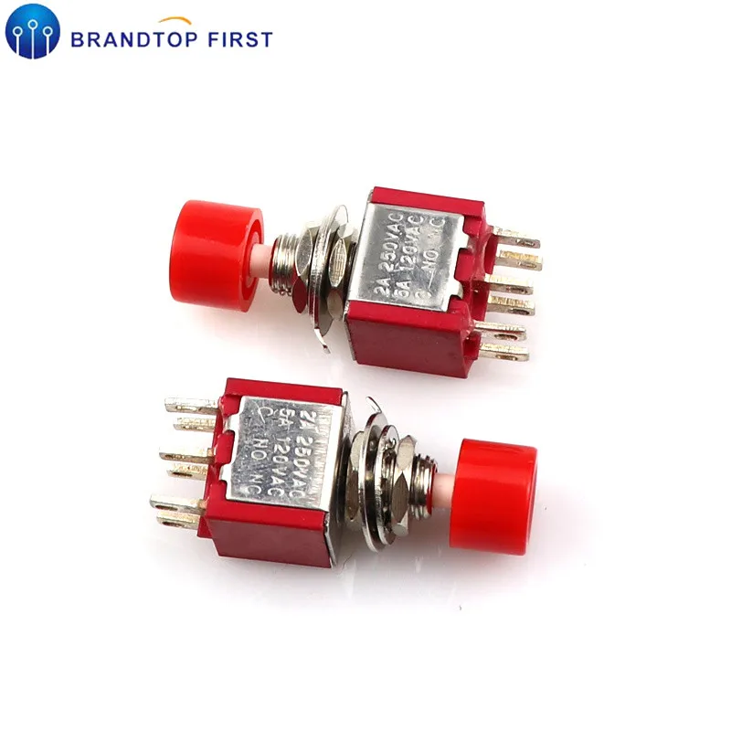 Дуплекс PS-202 с красной крышкой 6-pin кнопочный переключатель | Обустройство дома