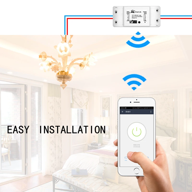 Умный светильник DIY WiFi универсальный выключатель таймер беспроводной пульт