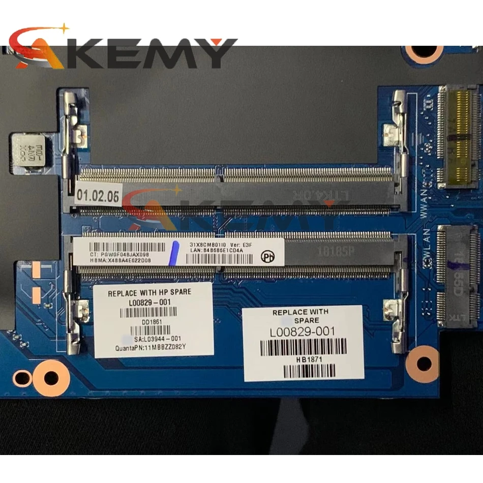 Online Für HP Für Probook 450 G5 Laptop Motherboard DA0X8CMB6E0 L00828-601 L00828-001 Motherboard I5-8250U Cpu 100% TEST OK!