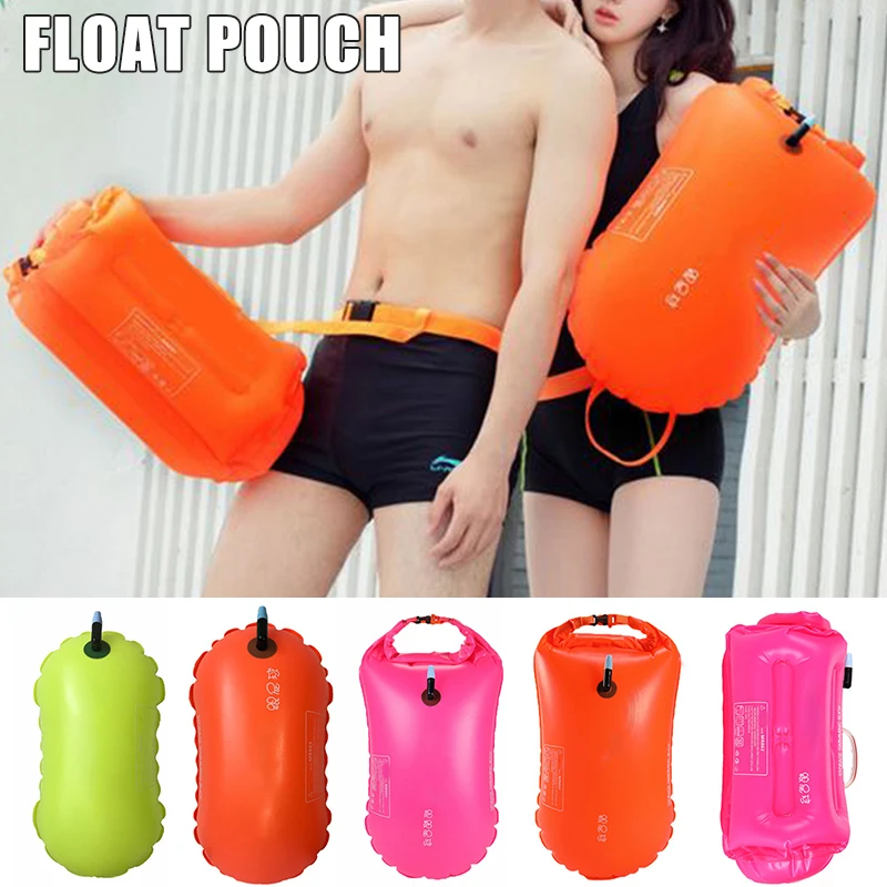 

Swim Buoy for Swimmers Signal Swimming Bubble Thickened Anti-Drowning Beach Bag Single/Double Airbags Pull Buoy B2Cshop