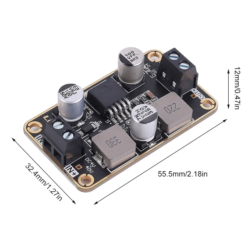 

LM2596-ADJ DC-DC Adjustable Step-Down Power Supply Module DC 7-40V to 5V 3A Voltage Regulator Board Buck Converter