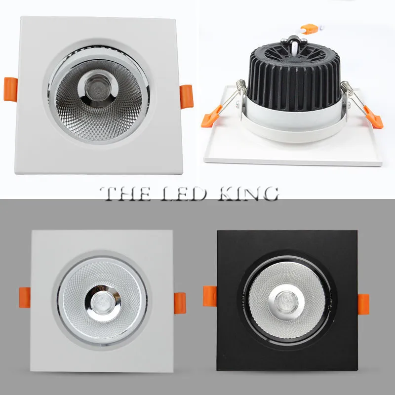 Квадратный яркий утопленный двойной светодиодный Диммируемый квадратный