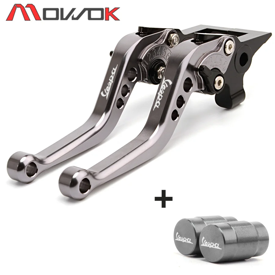 Колпачки для ниппеля и мотоцикла короткий тормозной рычаг сцепления Vespa GTS 125 250 300