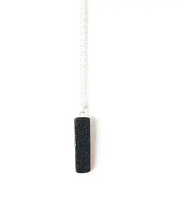 Black--SILVER С вертикальными полосами прямоугольная Смола Druzy Подвески Ожерелья Подвески для Для женщин - Окраска металла: Black--SILVER