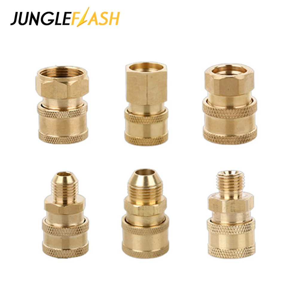 

High Pressure Washer 1/4" Quick Connect Coupler Adapter Clean Washing Pressure Washer Connector for Quick Connecting Car Washer