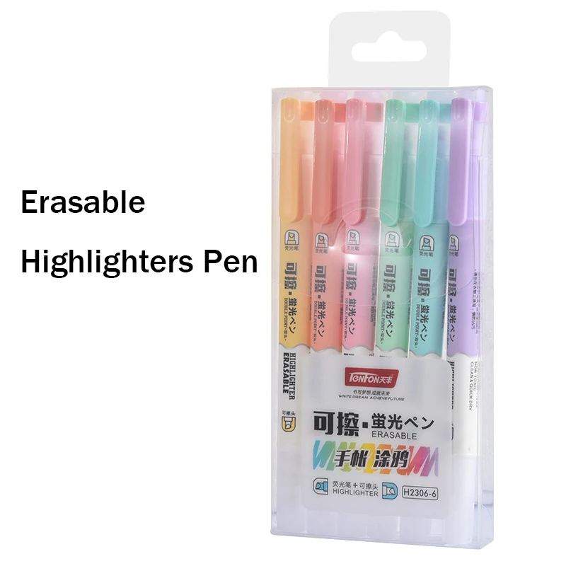Highlighter Pen Fluorecent Pen School Supplies Office Chalk 