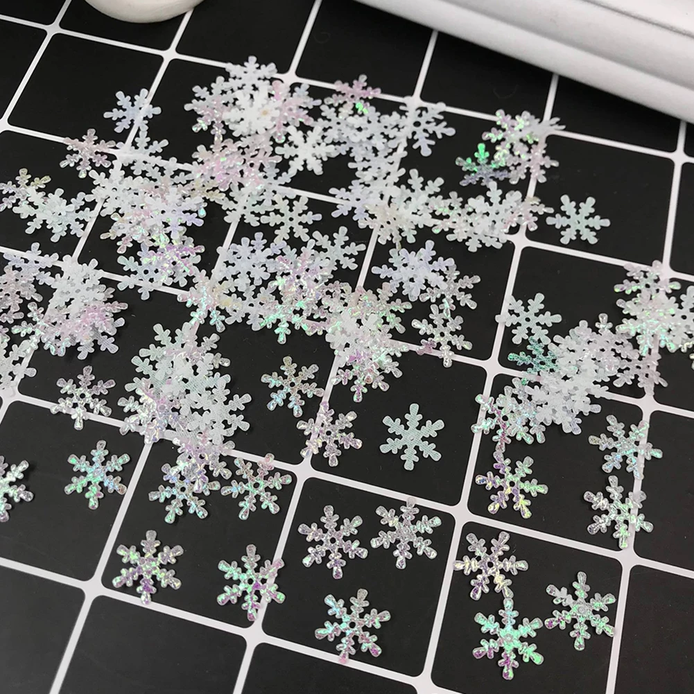 300 шт. рождественские поддельные снежинки DIY Свадьба новогодвечерние елка