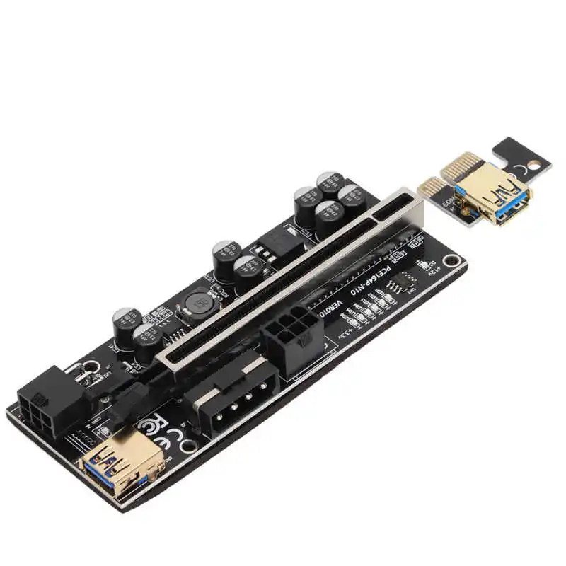 

Переходник с позолоченными контактами, 6 светодиосветодиодный, PCIE