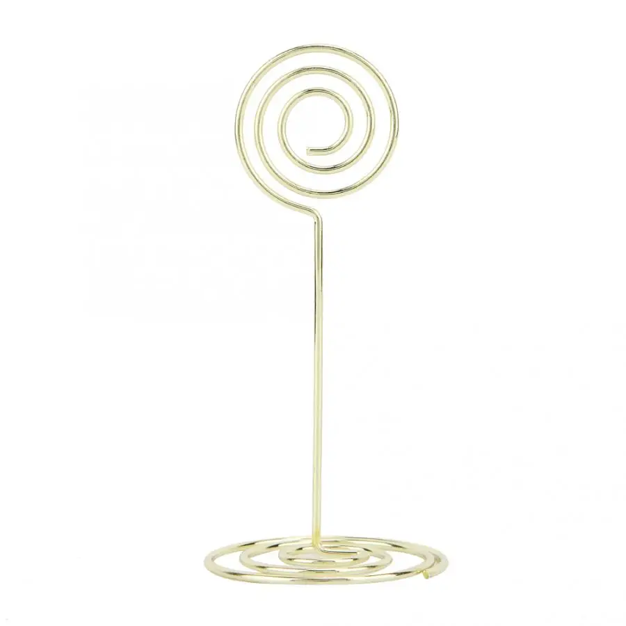 12 шт. круглая форма номер стола зажим для визитных карточек бумага заметок