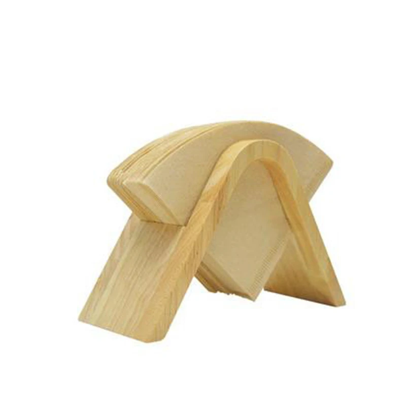 V60 держатель для бумажных фильтров пыли ручной ящик кофе из твердой древесины