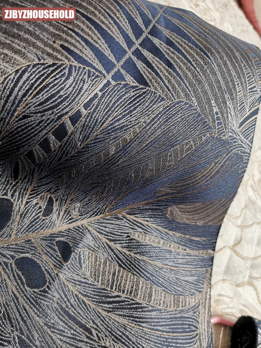 2021 современные минималистичные высокоточные жаккардовые шторы с золотой нитью и