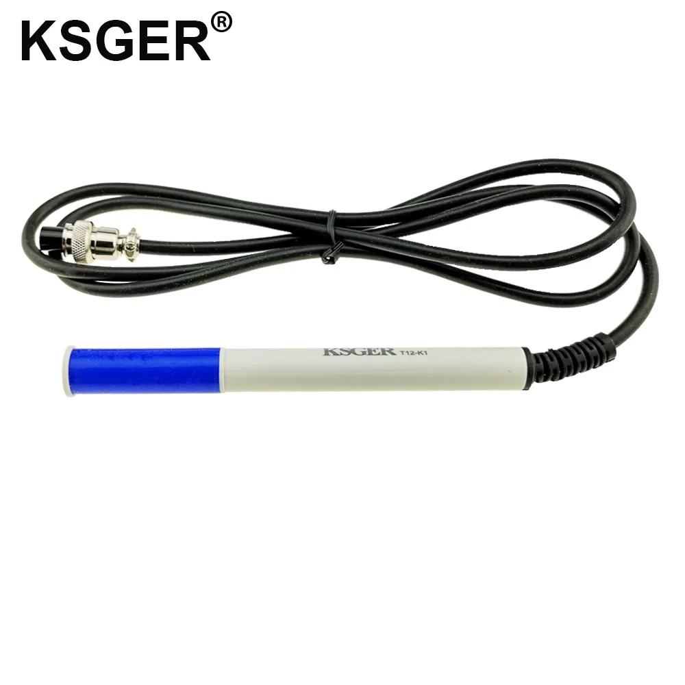 KSGER T12 ABS пластик FX9501 паяльник ручка для V2.1S V2.0 STM32 OLED T12 паяльная станция Электрический силиконовый провод ручка