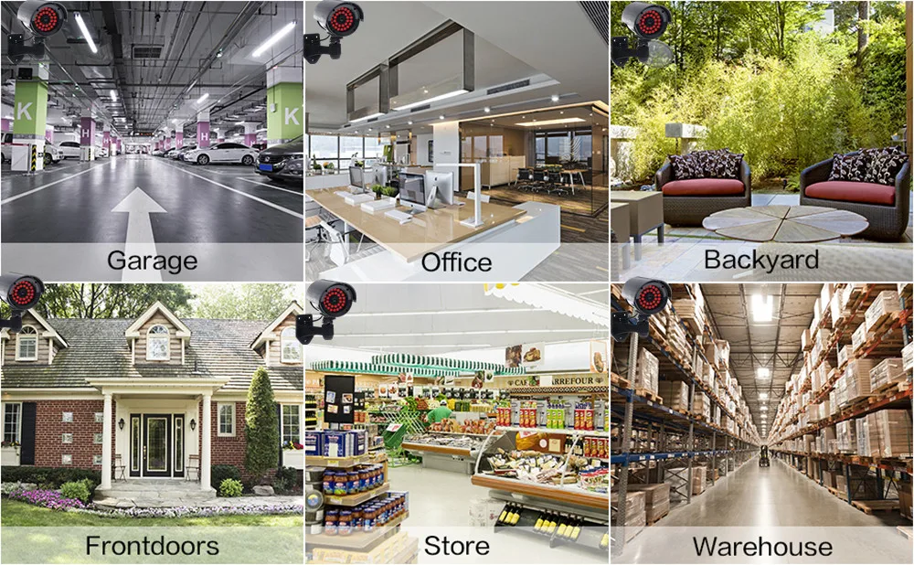 Поддельная муляж камеры wifi система видеонаблюдения наружная имитация красного