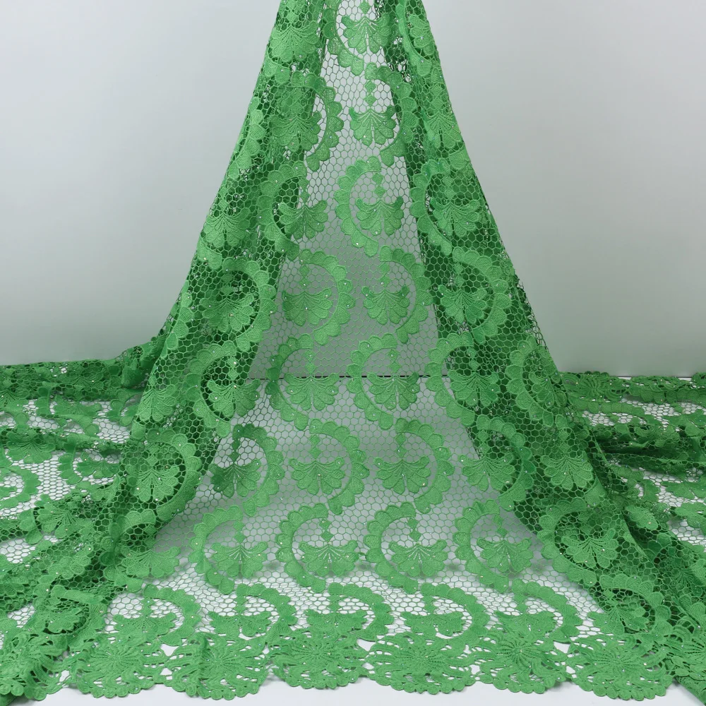 

YILIBER Lot French Eyelash Lace Fabric 130cm White Black Diy Exquisite Lace Embroidery Clothes Wedding Dress Accessories