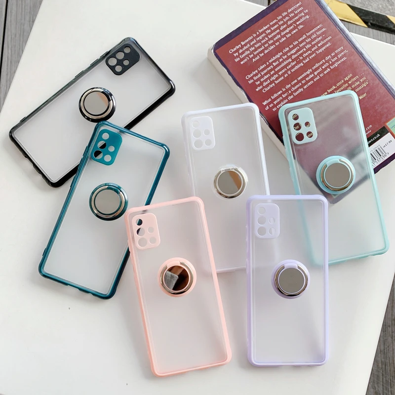 

Ring Holder Stand Case For Samsung Galaxy A20 A30 A21 A31 A51 A10S A50 A11 A21S A02 A01 A71 S20Plus Ultra A12 A32 A72 Cover Case