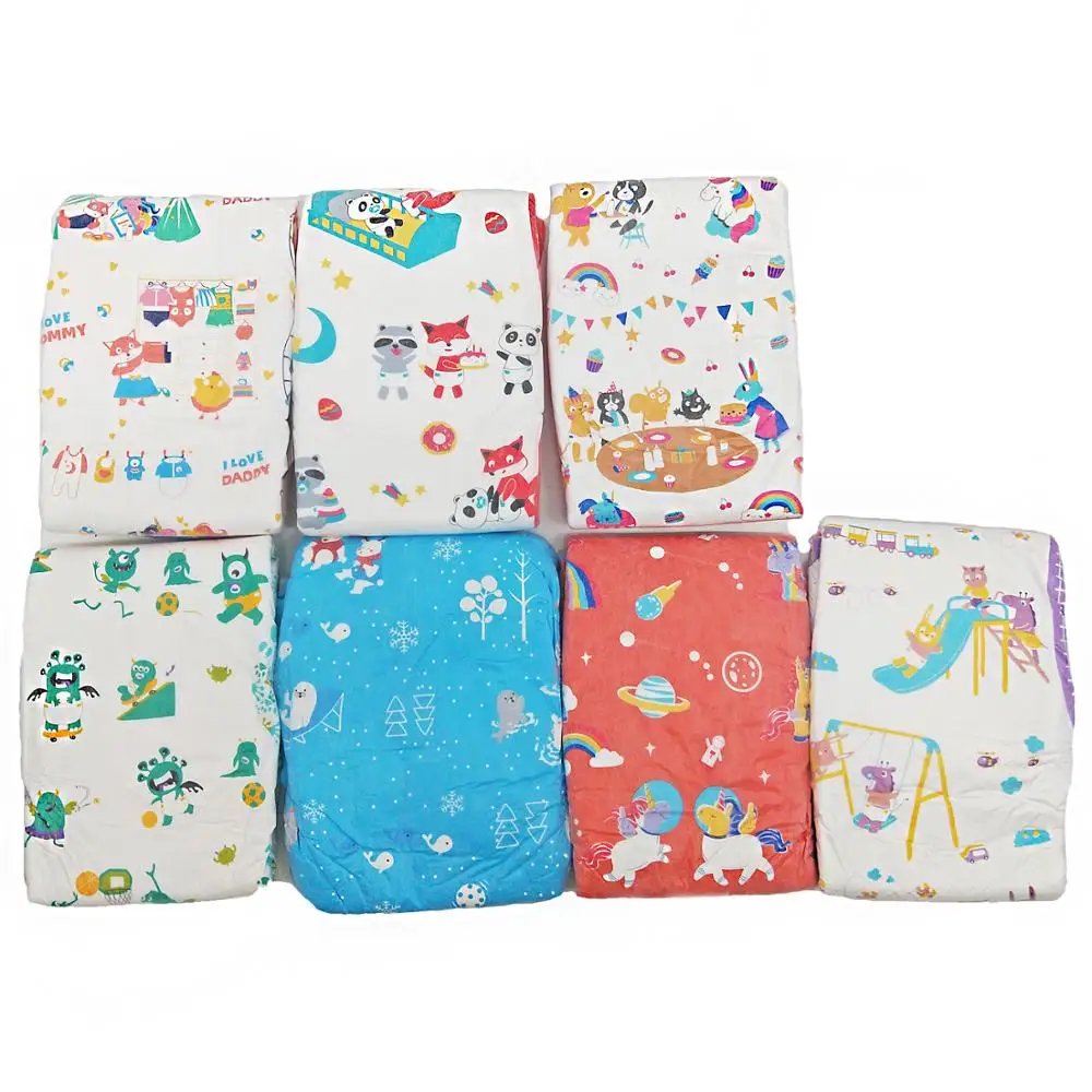 ABDL подгузники 7 шт. нетяжелый образец Rainbow Week TEN @ NIGHT Europe and America горячая Распродажа