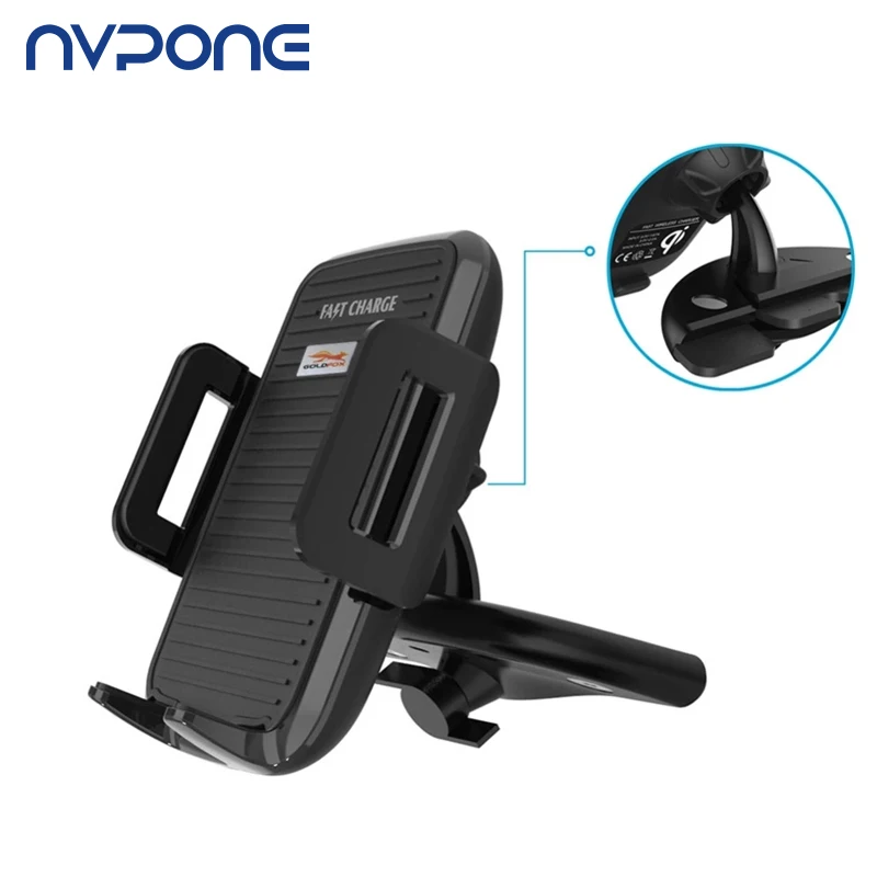 Беспроводное зарядное устройство Qi автомобильный держатель зарядного