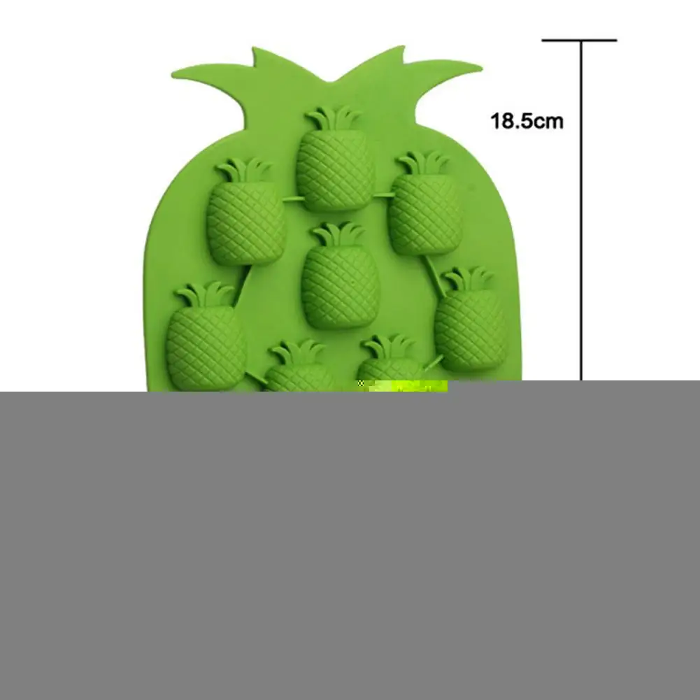 

1Pcs Pineapple Creative Ice Tray Mold About 14x18.5x1.5cm Grade Ice Kitchen Maker Mold Ice Food Accessories Silicone W9R2