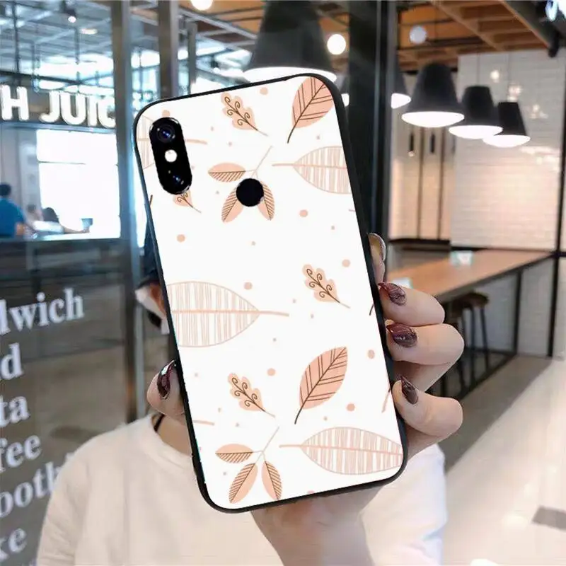 

Fashion Lavender Flower Matte Phone Case For Xiaomi Redmi 7 9t a3Pro 9se k20 mi8 max3 lite 9 note 8 9s 10 pro