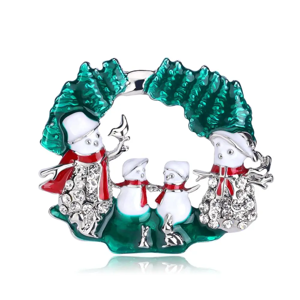 Рождественские эмалированные броши на булавке для wo мужчин друзей Navidad Pines Metalicos