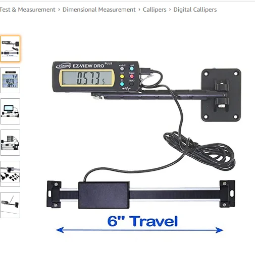 Цифровая индикация ez view Dro PLUS большой ЖК дисплей 6 дюймов 0 150 мм для настольной