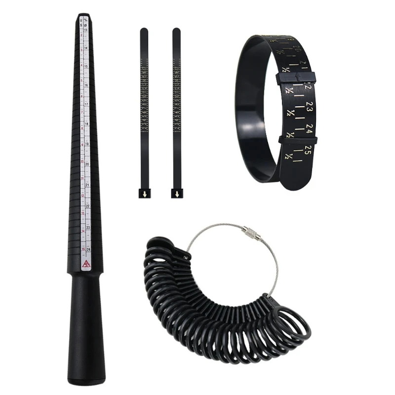 

The Ring Size Measurement Tool Set Includes Ring Size Meter Ring Core Jewelry