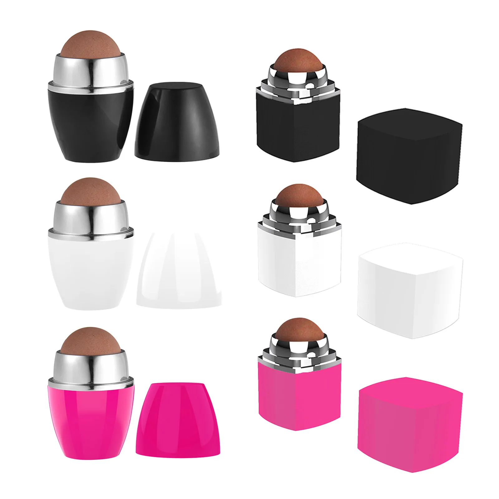 

Face Oil Absorbing Roller Volcanic Stone Blemish Remover Face T-zone Oil Removing Rolling Stick Ball Portable Face Shiny Change