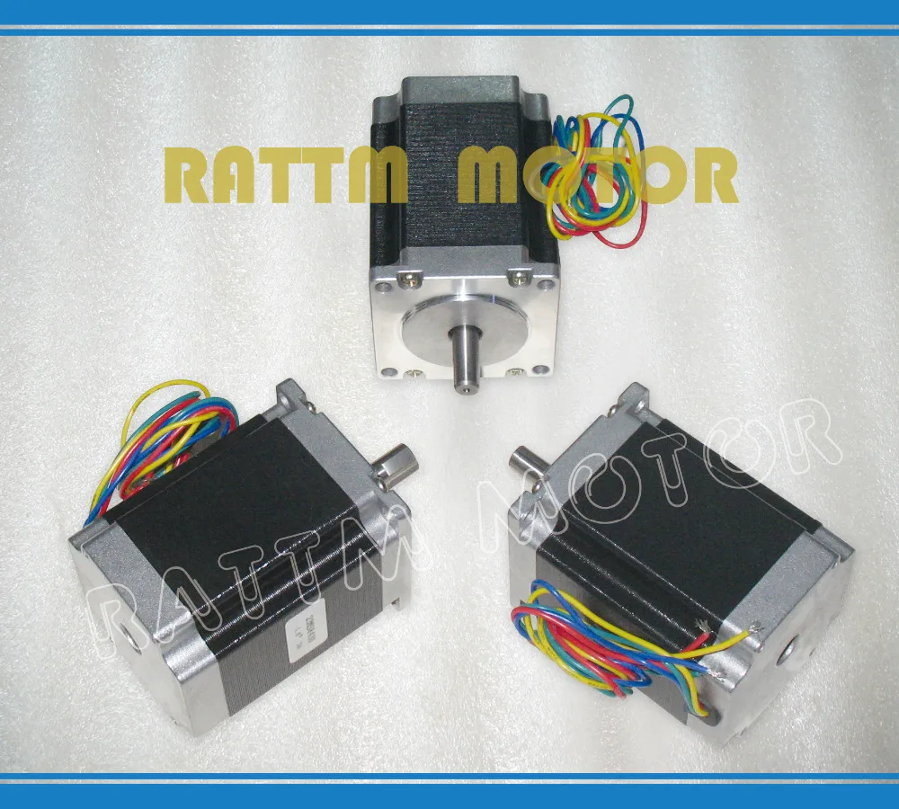 3 шт. шаговый двигатель NEMA23 23HS8430 76 мм 270Oz in 1.8N.m 3A для фрезерного 3D принтера|step