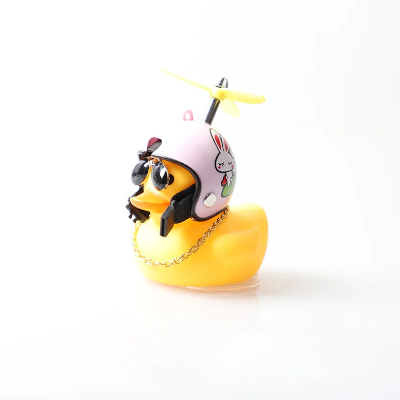 Крутое украшение для автомобиля, индивидуальный Летающий пропеллер Turbo Duck Dolll для приборной панели, зеркало заднего вида, капот, автомобильные аксессуары - Название цвета: Rabbit