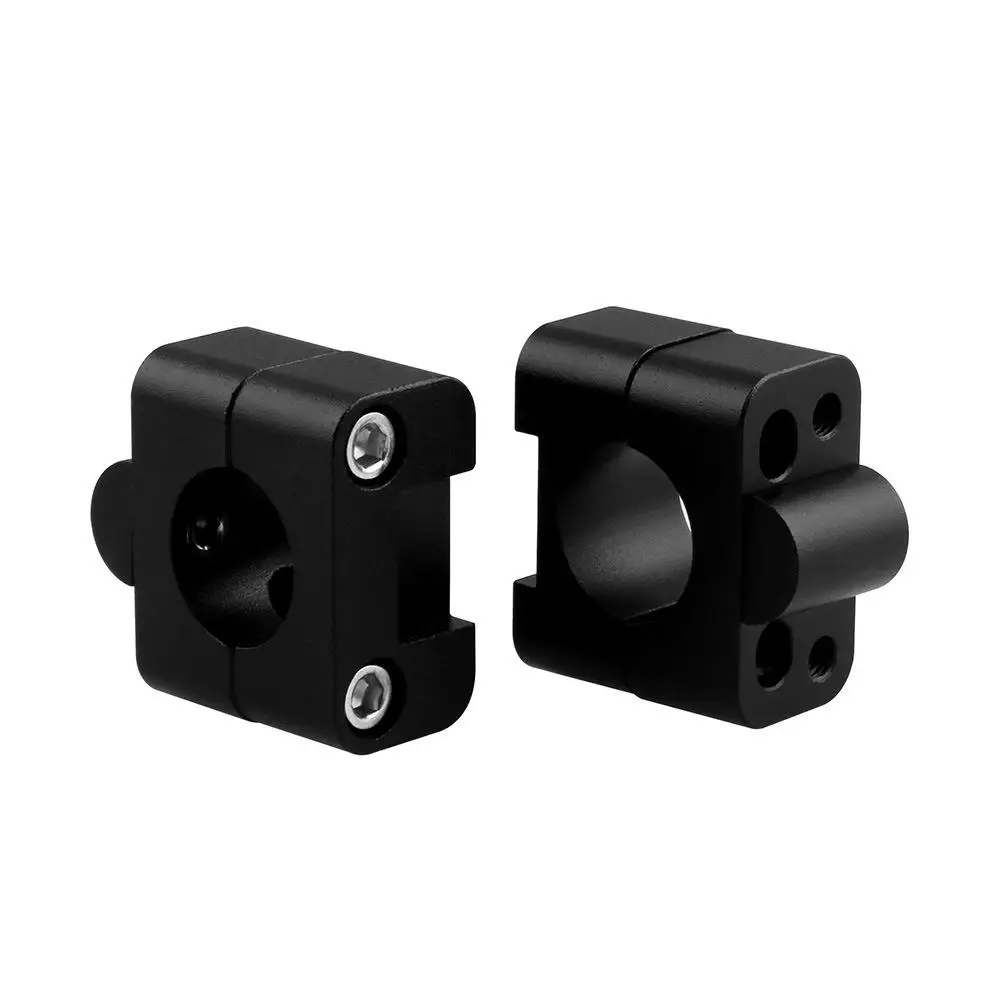 2шт 22 мм 28 внедорожный мотоцикл зажим с адаптером черный руль из алюминиевого