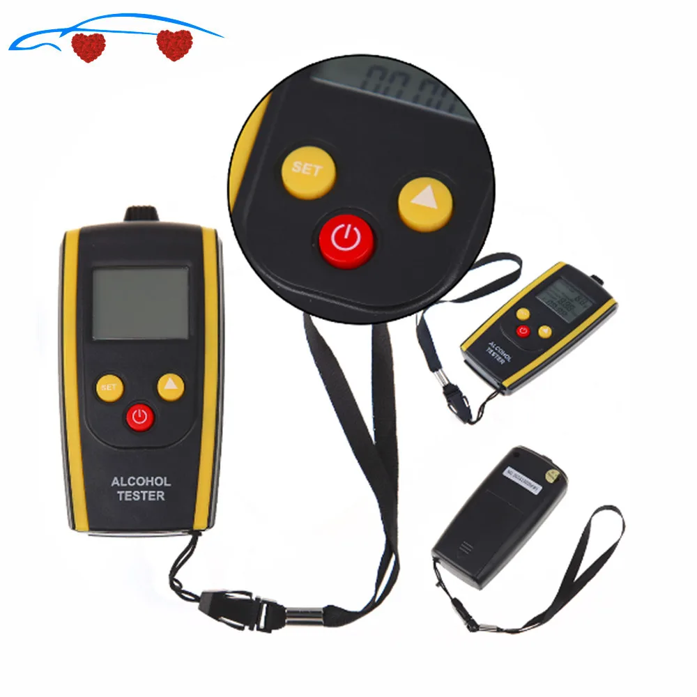 2021 портативный цифровой алкотестер с ЖК-дисплеем анализатор дыхания быстрым