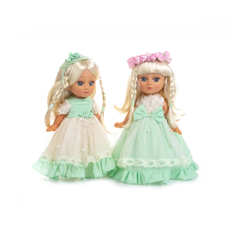 14 inch Vinyl Silicone Reborn Doll Sweet Dressing Toy Girl Princess Cute Realistic Toddler Accompany Birthday Gifts | Игрушки и хобби