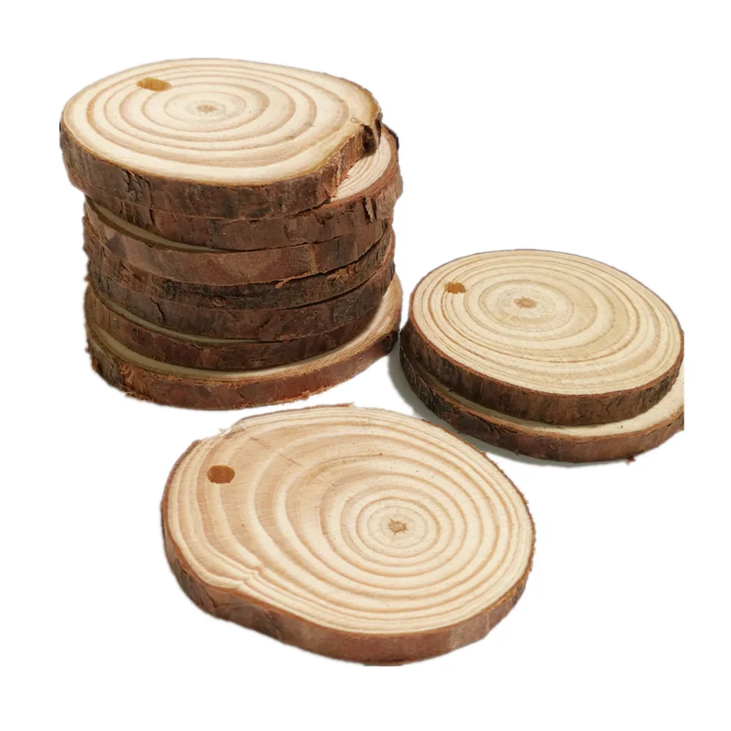 

5 шт., деревянные кусочки натурального дерева
