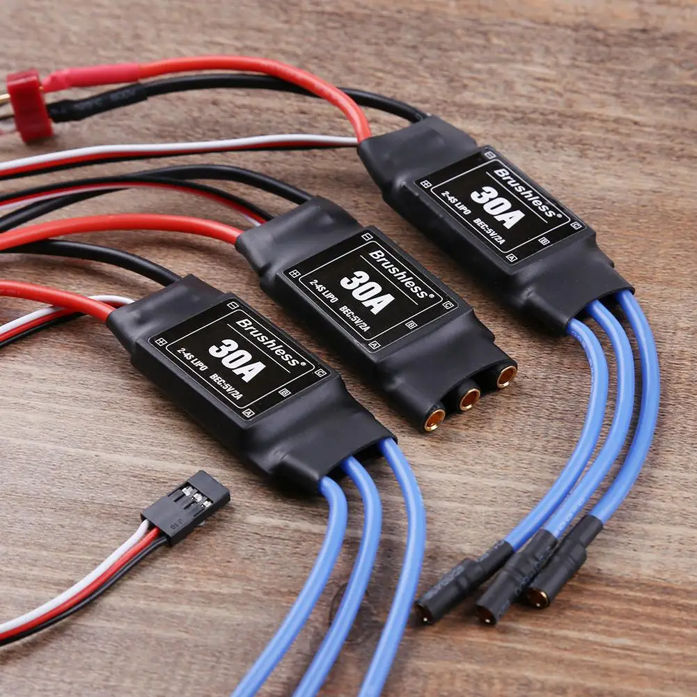XXD 30A 2-4S ESC контроллер скорости бесщеточного двигателя RC BEC для радиоуправляемого