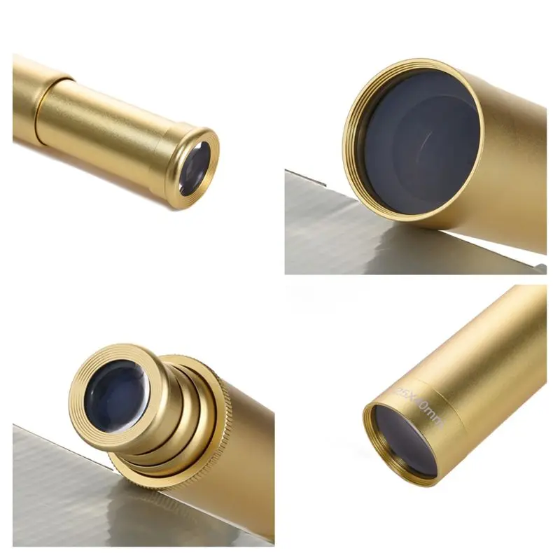 

25x30/40mm Monocular Portable Telescopic Retro Pirate Telescope Zoomable Nautical Scope Camping Travel Telescope