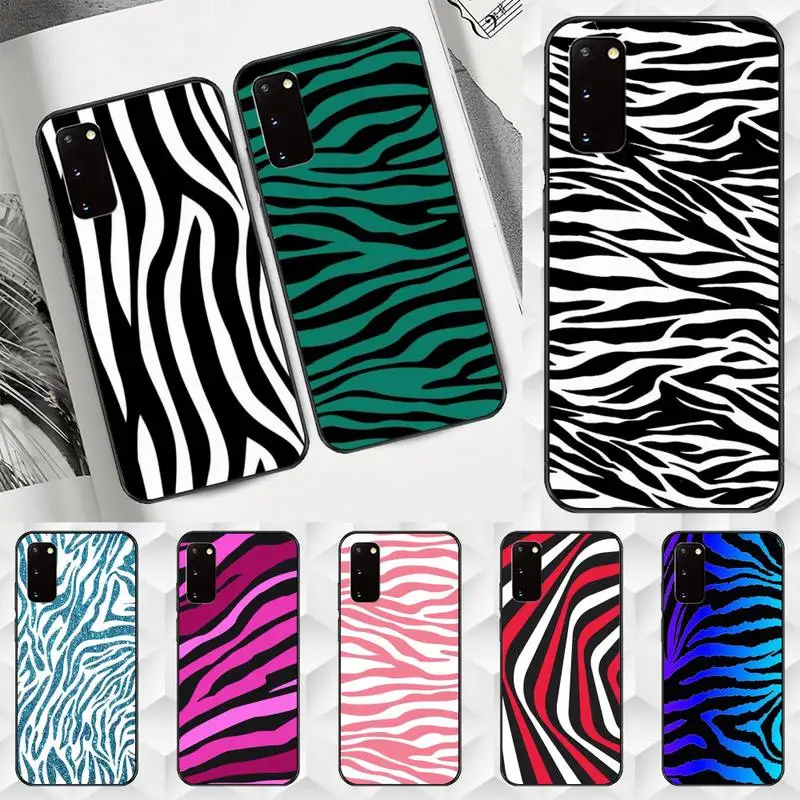 

Zebra stripes black white pattern Phone Case soft for Redmi note10 note9 5A 7 6 8 8T 4 6 9 S Pro max Fundas cover