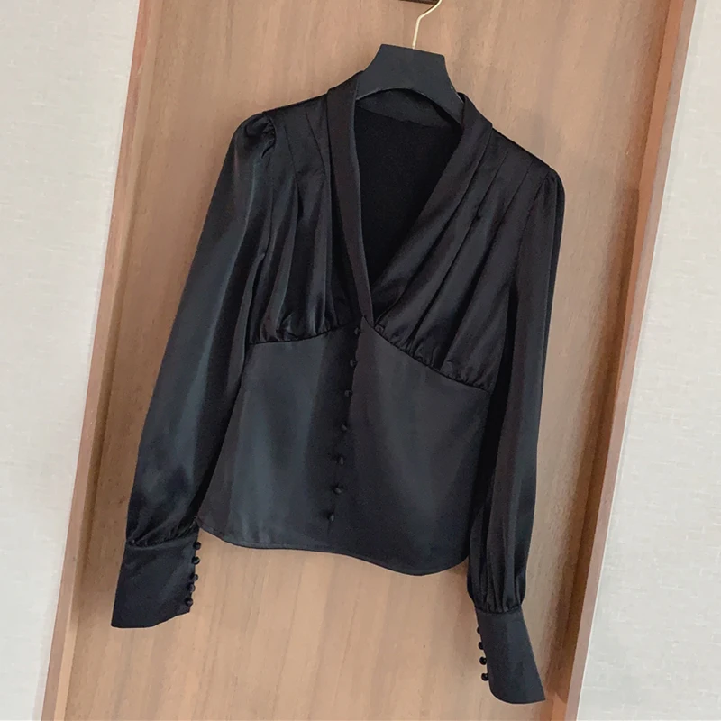 HIGH STREET 2020 Новейшая модная дизайнерская блузка женская с длинным рукавом