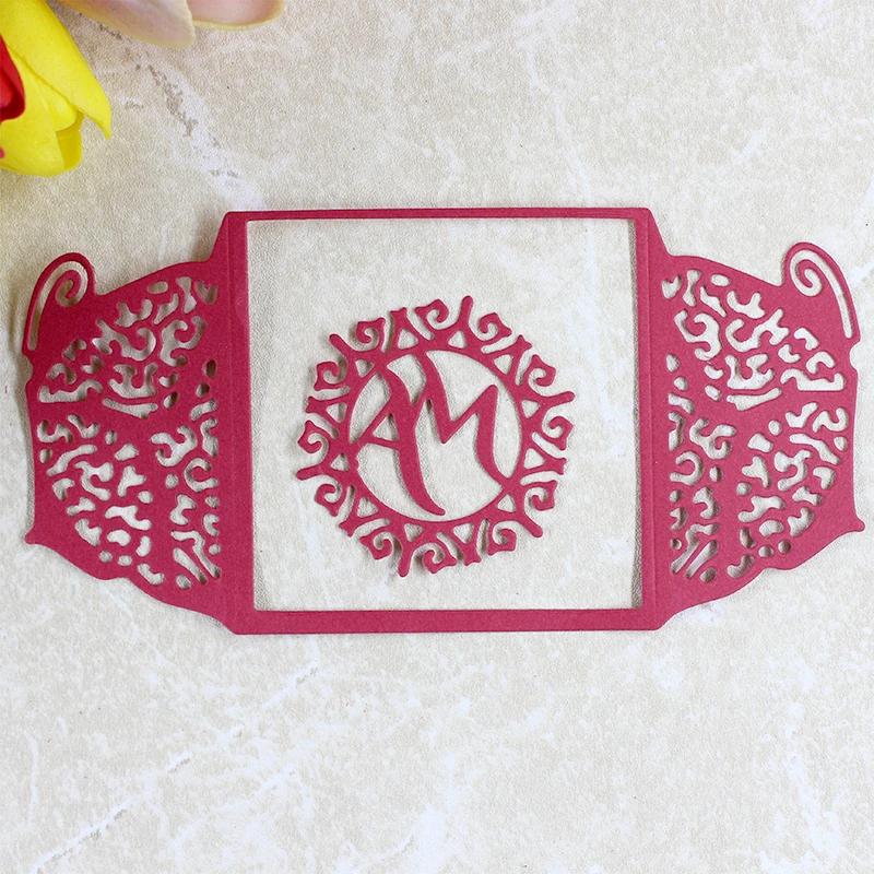 YINISE металлические режущие штампы с бабочкой конверт для трафареты скрапбукинга