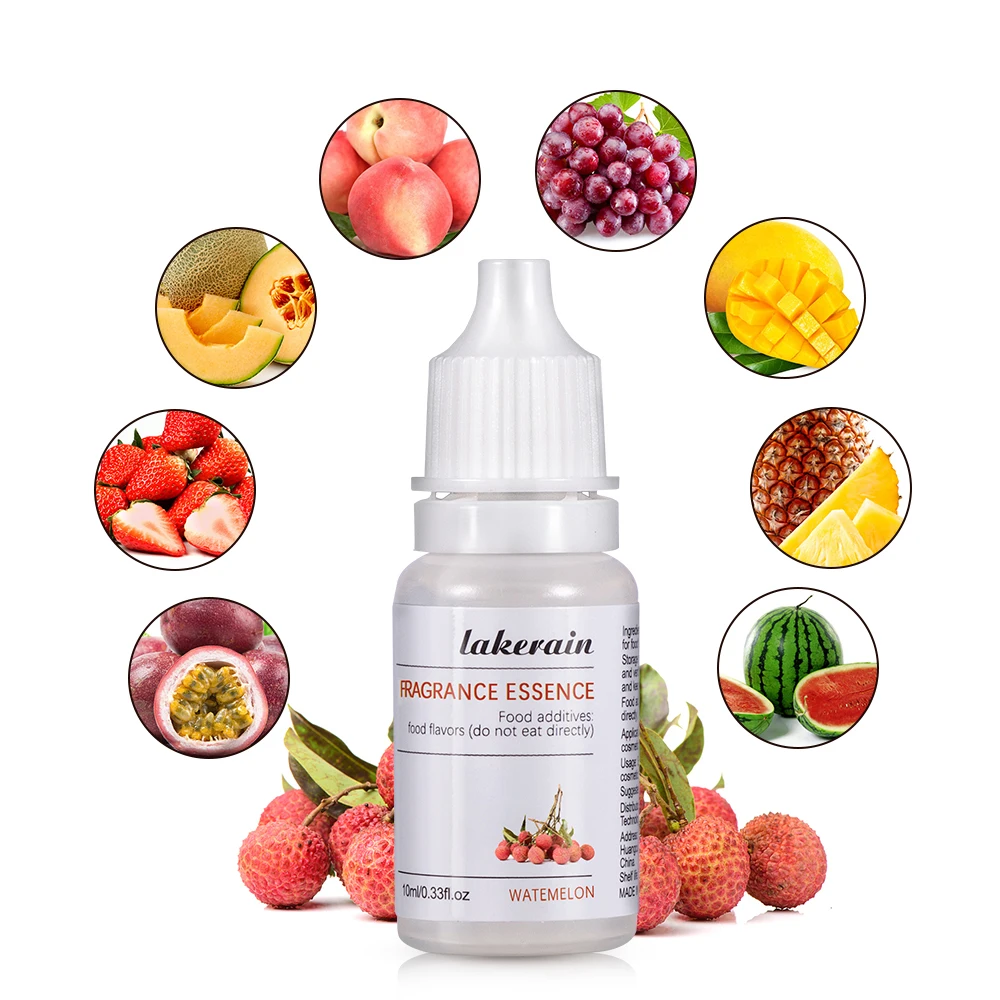 

12pcs/set 10ml Natural Flavor Essence Oil Drop Fruit Scents for Lip Gloss DIY Lipgloss Diy Scent Essential Oils Flavoring