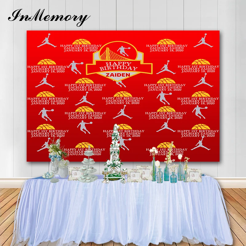 В памяти День рождения фон для фотосъемки с изображением мальчика любят спорт: