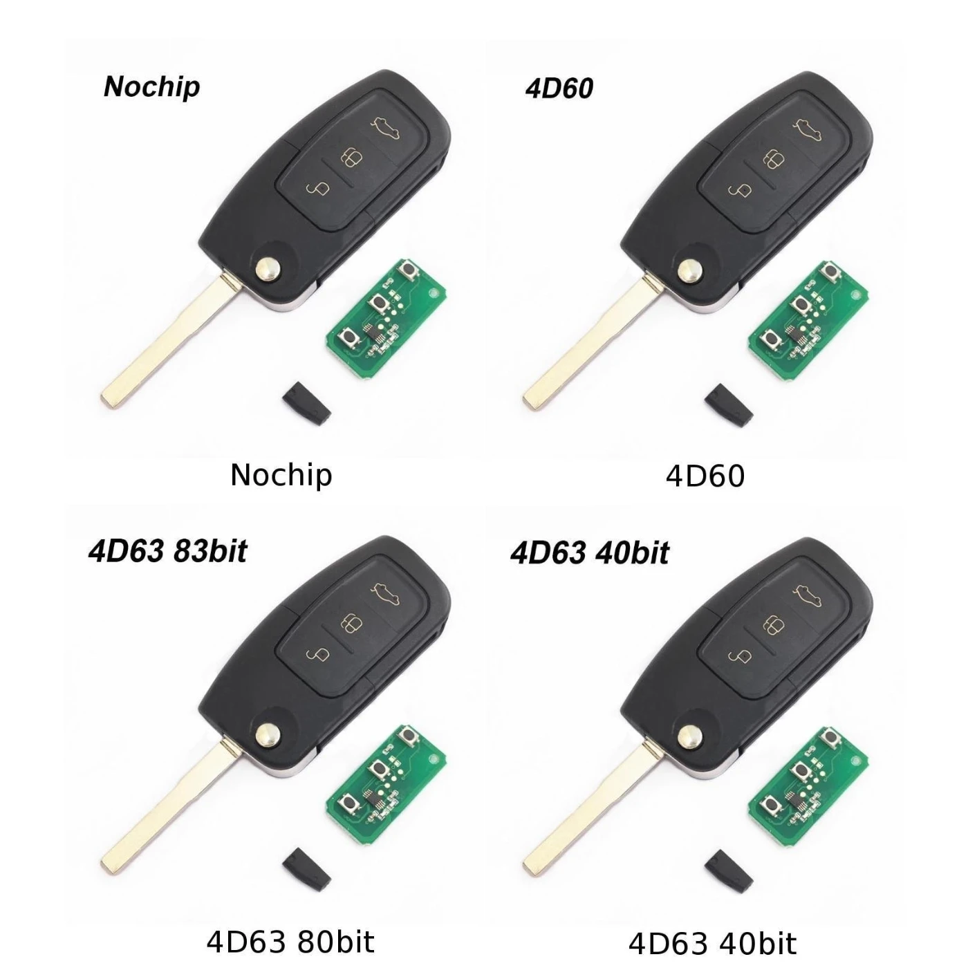 Автомобильный Дистанционный ключ 433 MHz Engineering Pplastic+ медь для Ford Fusion Focus Fiesta Galaxy HU101 Blade Автомобильный ключ