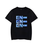 Футболка ENHYPEN с логотипом JUNGWON JAKE SUNGHOON SUNOO NI-KI JAY HEESEUNG, футболки с коротким рукавом для ENGENE женские футболки, футболки
