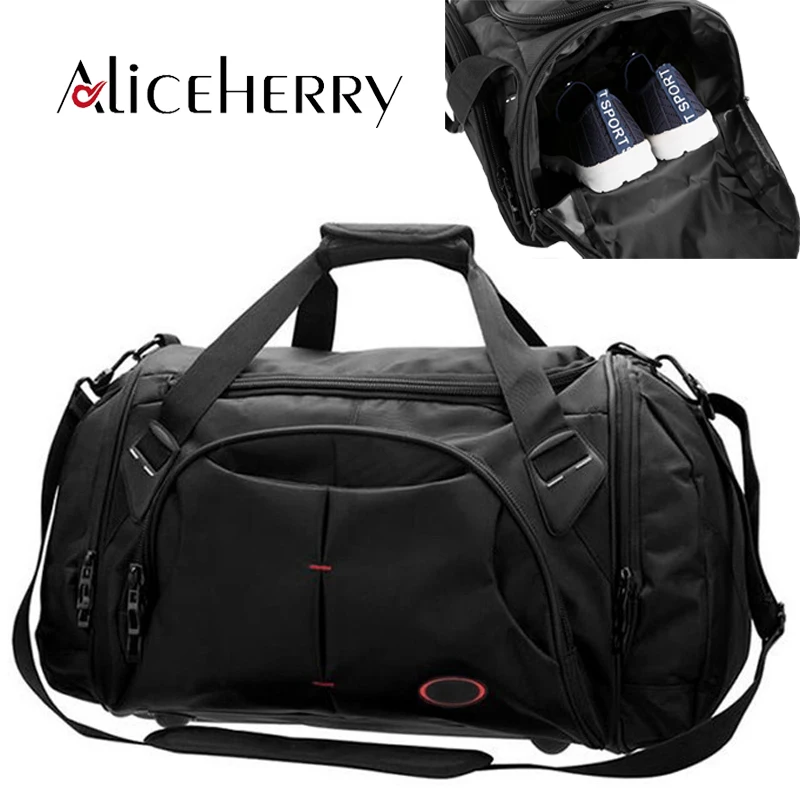 Мужская Дорожная сумка из ткани Оксфорд водонепроницаемая вместительная для