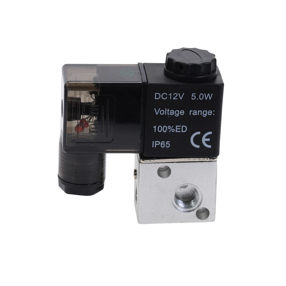 Пневматический соленоидный воздушный клапан 3 направления 2 положения NC 1/8 &quotPT 3V1