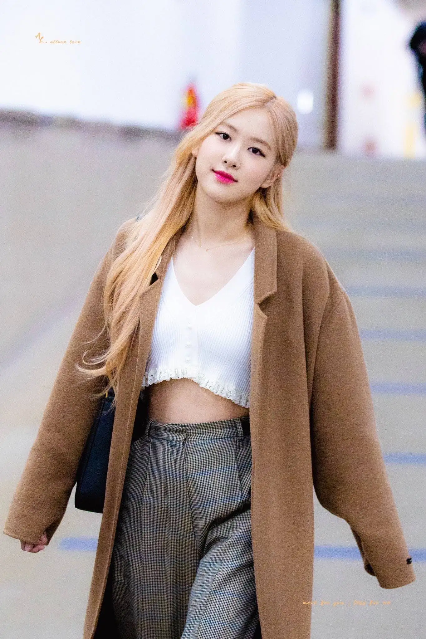 Женская шерстяная куртка kpop в Корейском стиле длинная приталенная элегантная