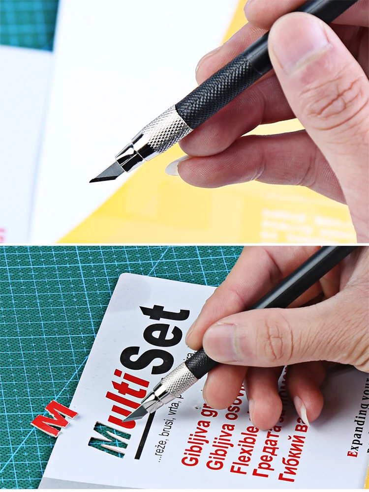 Нож для хобби Modelcraft с 24 запасными лезвиями ремесленный резак нож карт резки